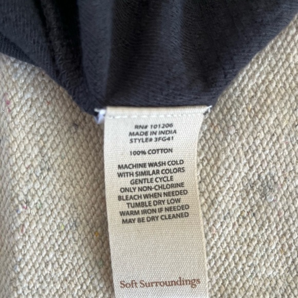 Soft Surroundings Woman's Black Bailey Maxi Summer Beach Dress Sz XLP - Picture 11 of 11